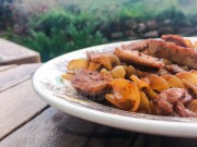 Медовая паста с курицей: